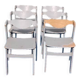 Set of 6 vintage designer chairs