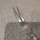 Silver-plated cold meat fork by Christofle Malmaison