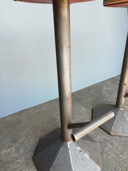 2 bar stools bistrot 1960