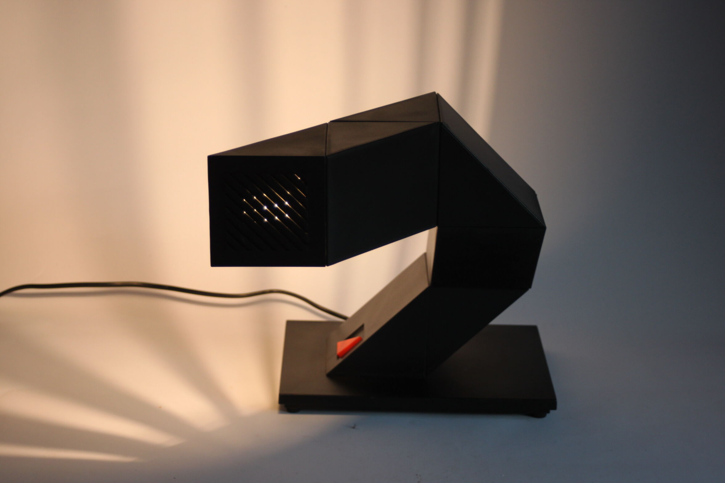 Zig Zag desk lamp by Shui Shan for Elite Lighting, 1980s