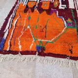 Moroccan rug made of natural wool, handmade, 2.5x1.5 m.