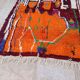 Moroccan rug made of natural wool, handmade, 2.5x1.5 m.