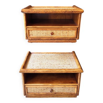 Roger Maugrion bedside tables for Roche Bobois 80s'