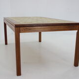 1960s palisander and tile coffee table ,denmark