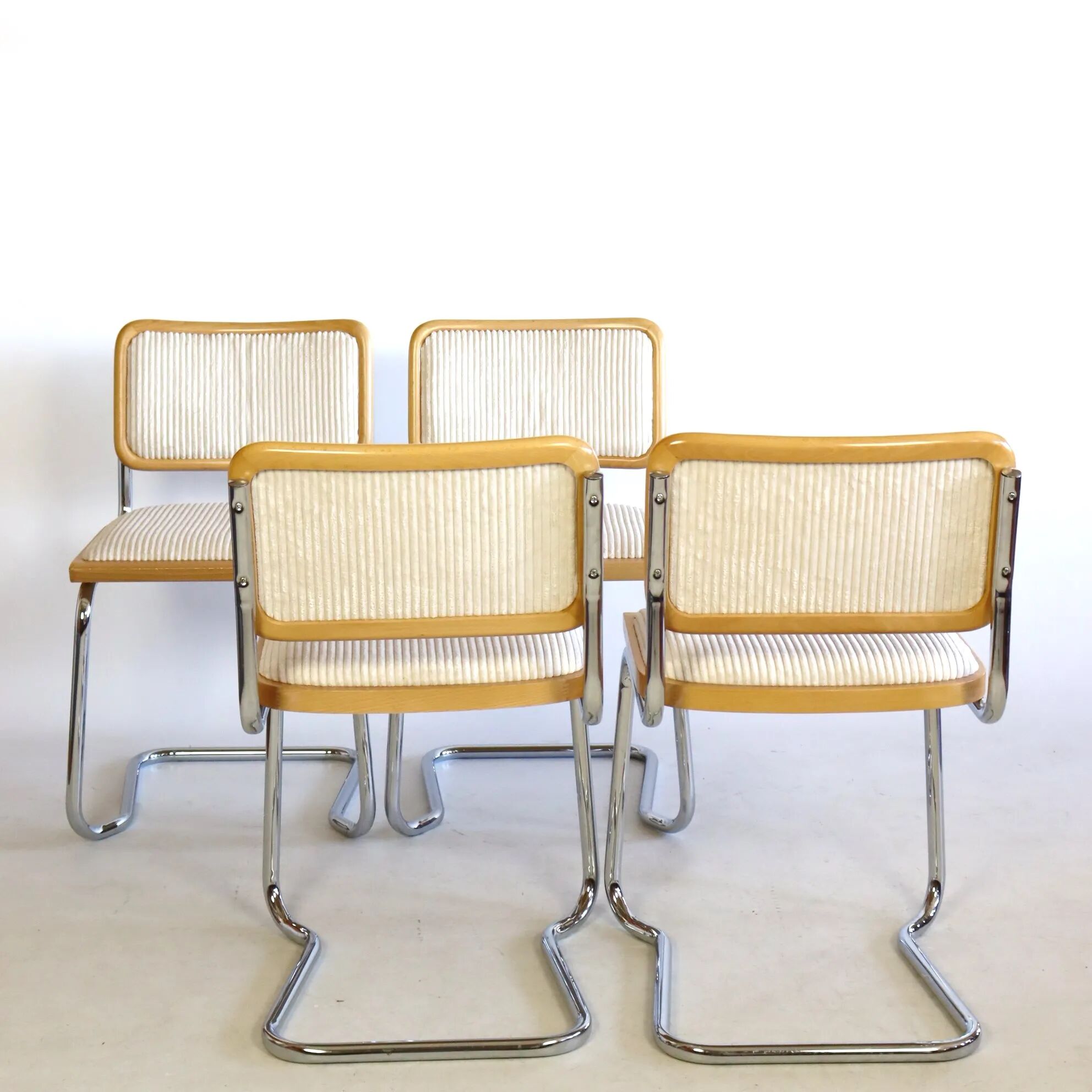 Set of four B32 chairs