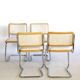 Set of four B32 chairs