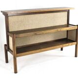 1970's home bar with 2 stools - vintage danish design mid century modern