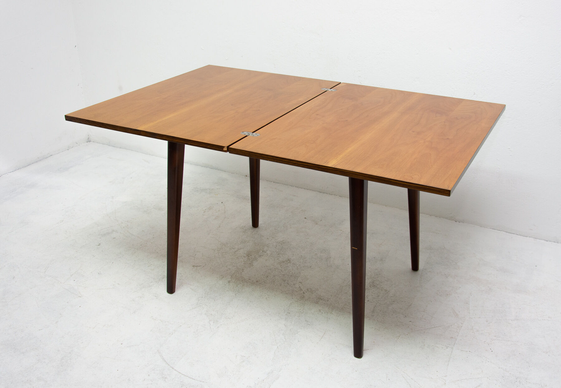 Mid century adjustable Dining Table, 1950s, Czechoslovakia