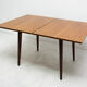 Mid century adjustable Dining Table, 1950s, Czechoslovakia