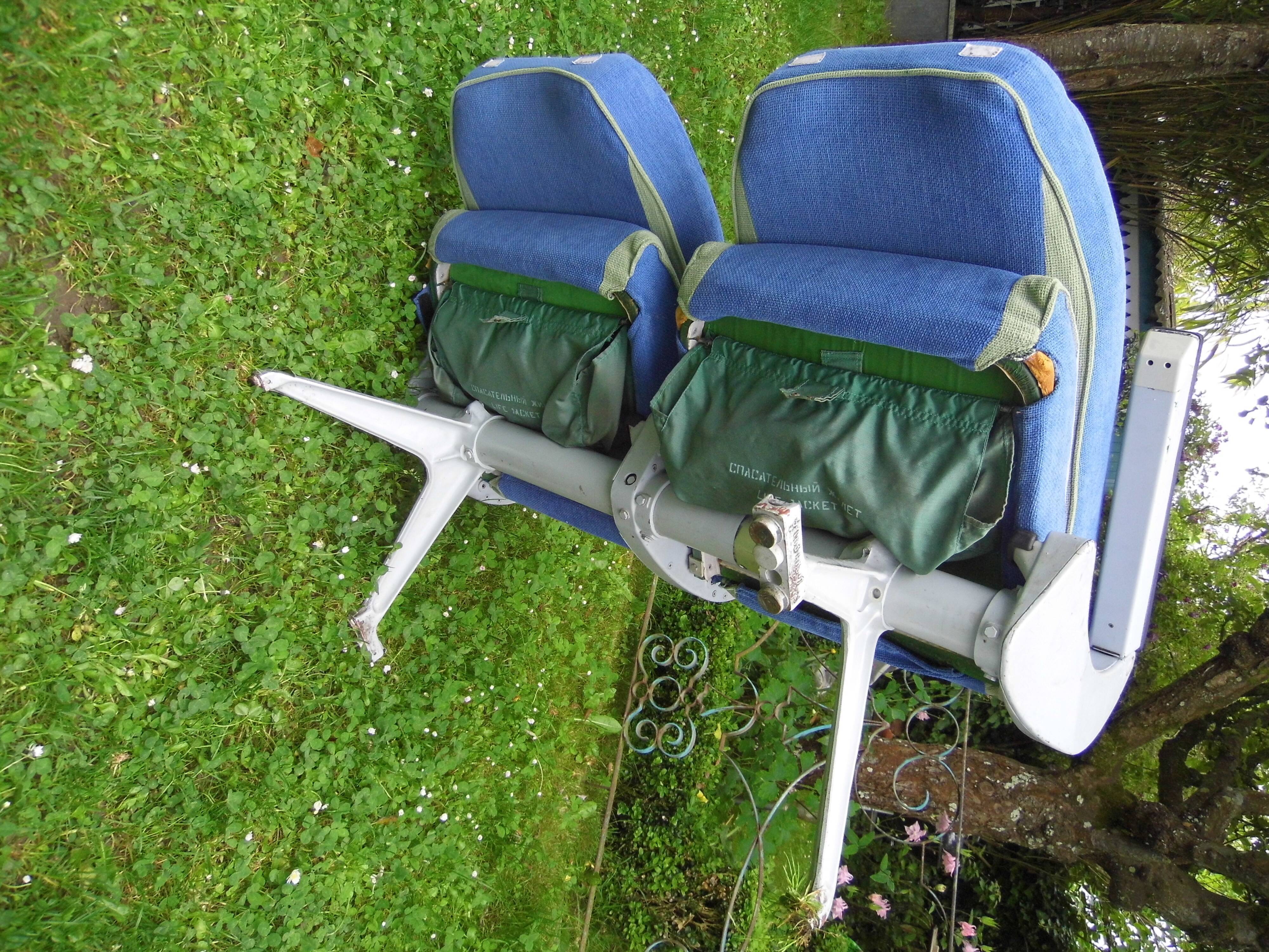 Armchair, Tupolev plane seat, 80s