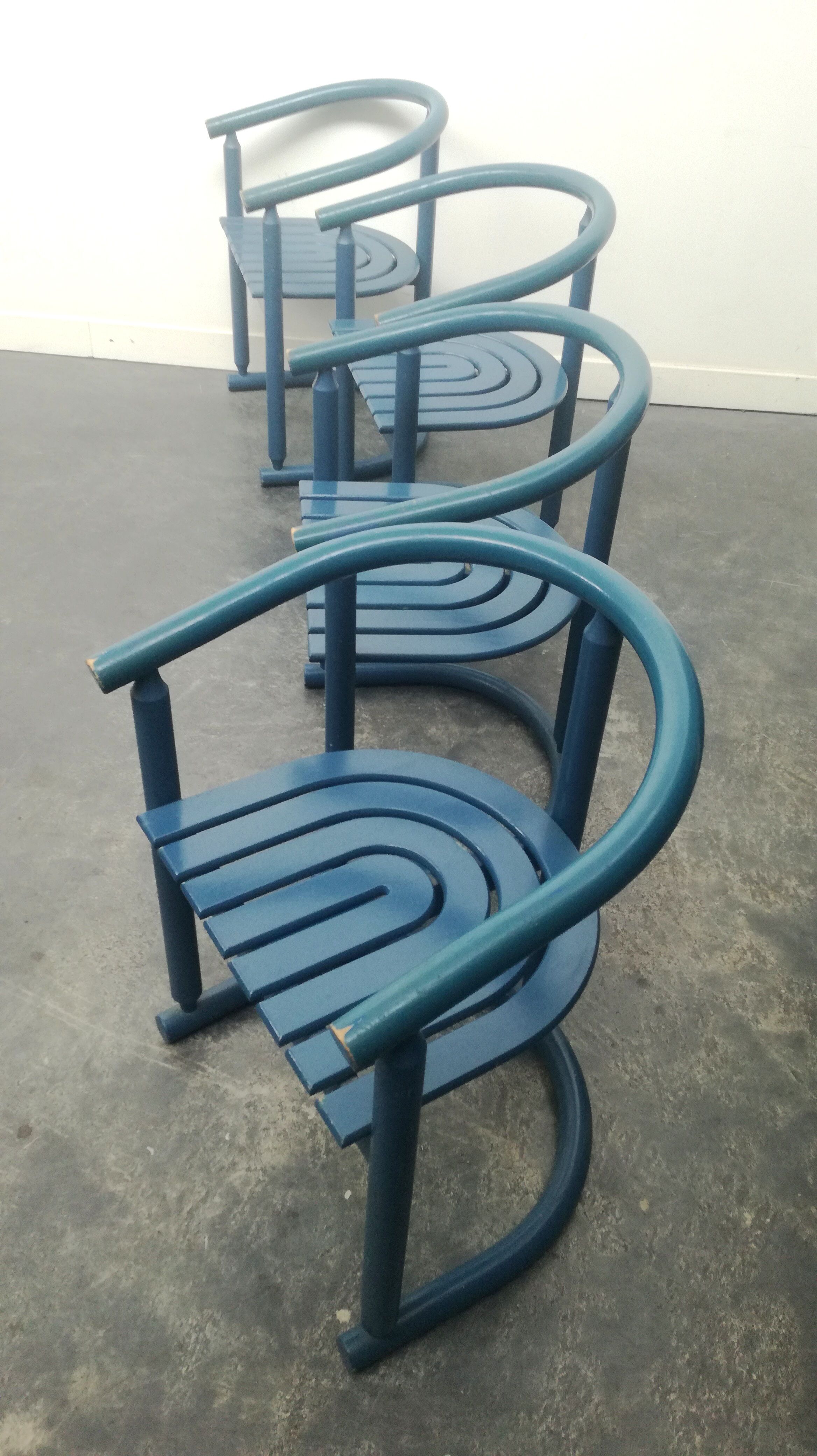 4 chairs 1970s