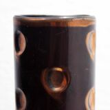 Brutalist copper vase