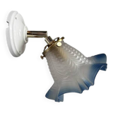 Blue Art Deco wall light