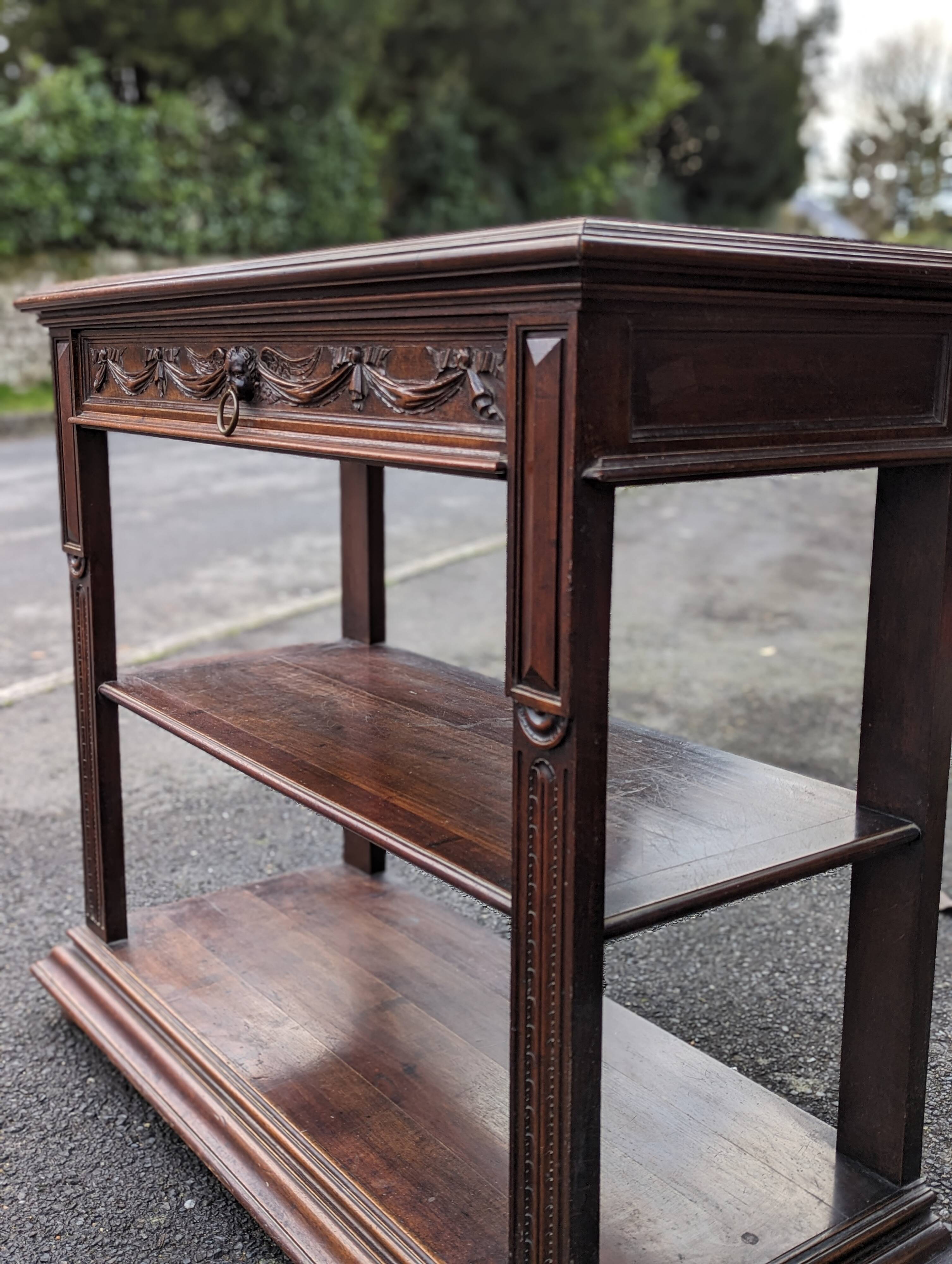 Mahogany sideboard console
