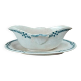 Antique sauceboat Creil & Montereau – Nancy service