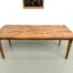 Table de ferme vintage en peuplier
