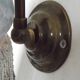 Pair French Vintage Mottled Glass Single Wall Lights Beaded Fringed Shade
