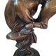 Sculpture en bronze : "Cheval en torsion" - Camillo Catelli