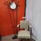 Coat rack and umbrella holder wrought iron and mirror