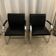 fauteuil vintage acier plat