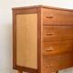 Commode vintage 1960’s  à poignées gainées.