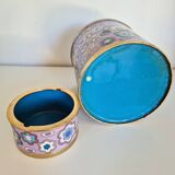 Tea pot Fabienne Jouvin, in cloisonné enamels and brass.