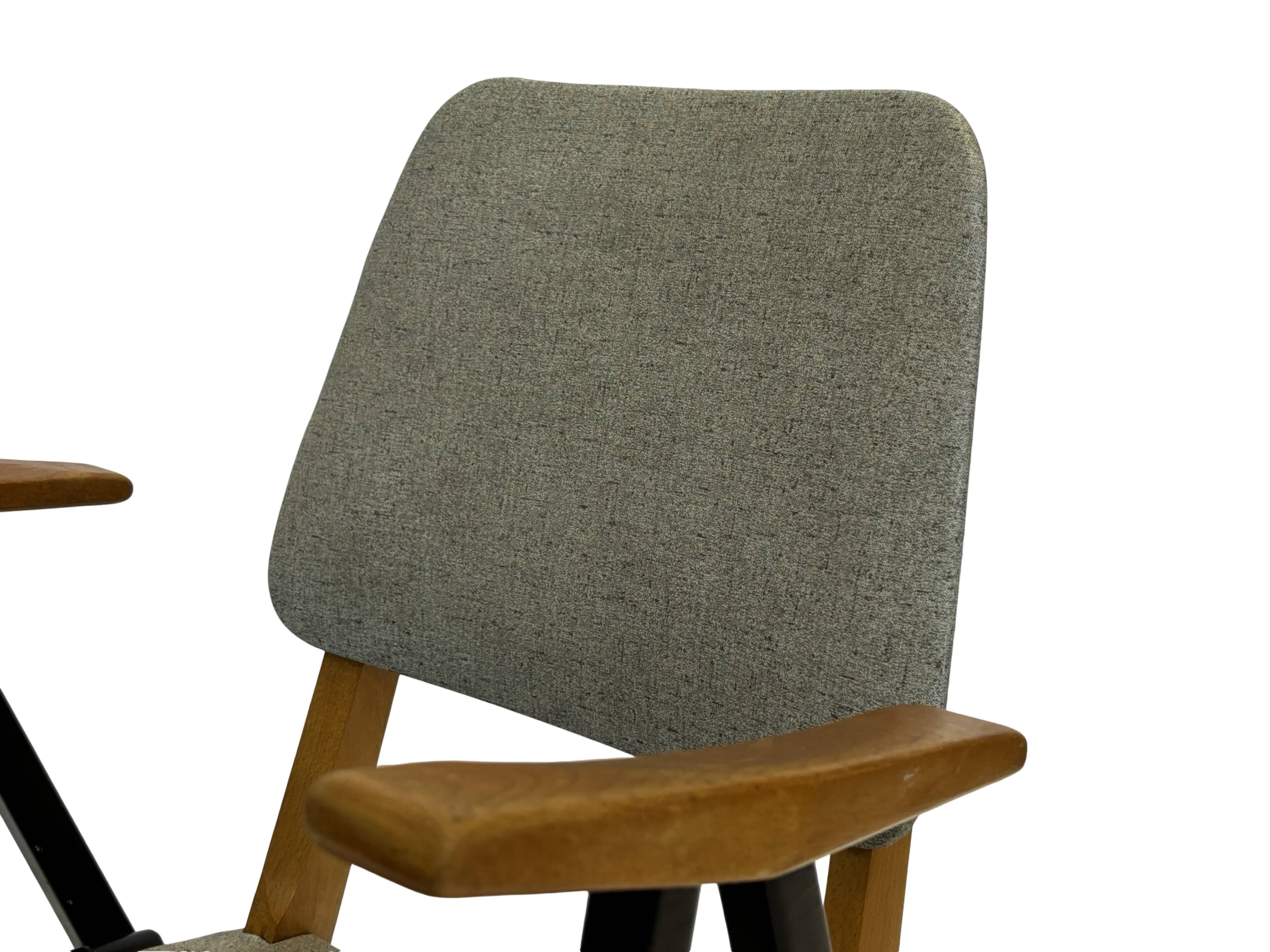 Vintage Palais De Tokyo armchair by Zwager Ermeloo, 1950's design