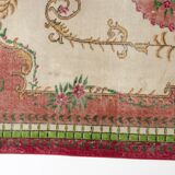 Flower Design Oushak Turkish Floral Rug SKU 2645