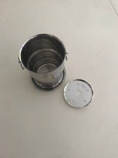 Stainless ice bucket