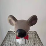 Mouse head in plaster sign baden collection germany