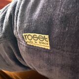 Line Roset Marsala purple velvet armchair