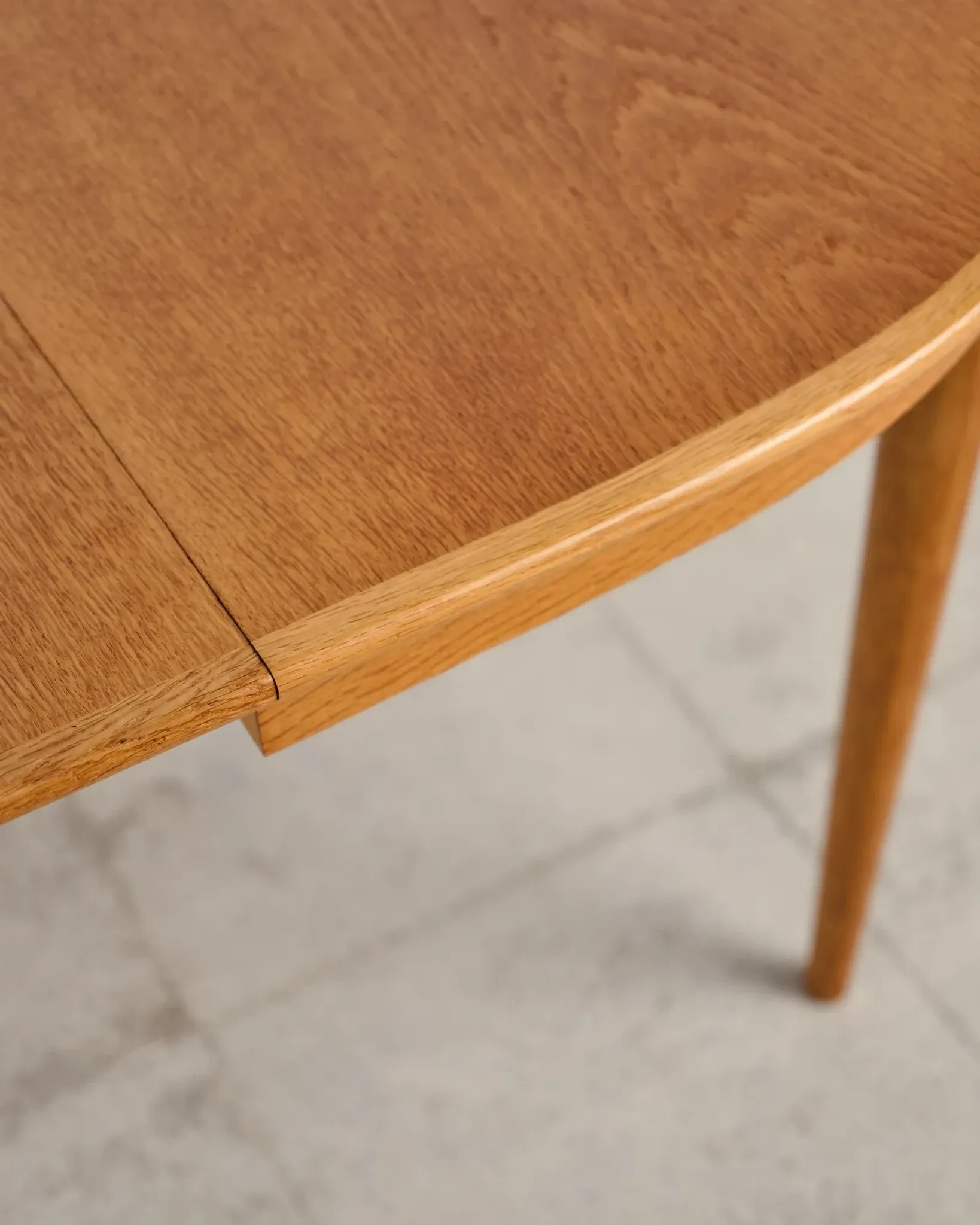 Table extensible en chêne par Skovmand & Andersen, Danemark, années 60