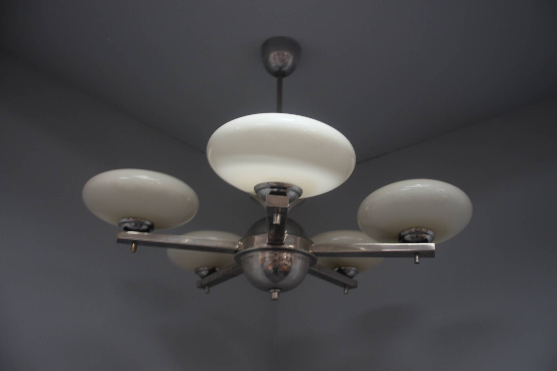 Art Deco Candlestick 1930s, Czechoslovakia