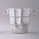 Art Deco silver-plated metal champagne bucket, 1930s