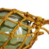 Bouée vintage en verre vert