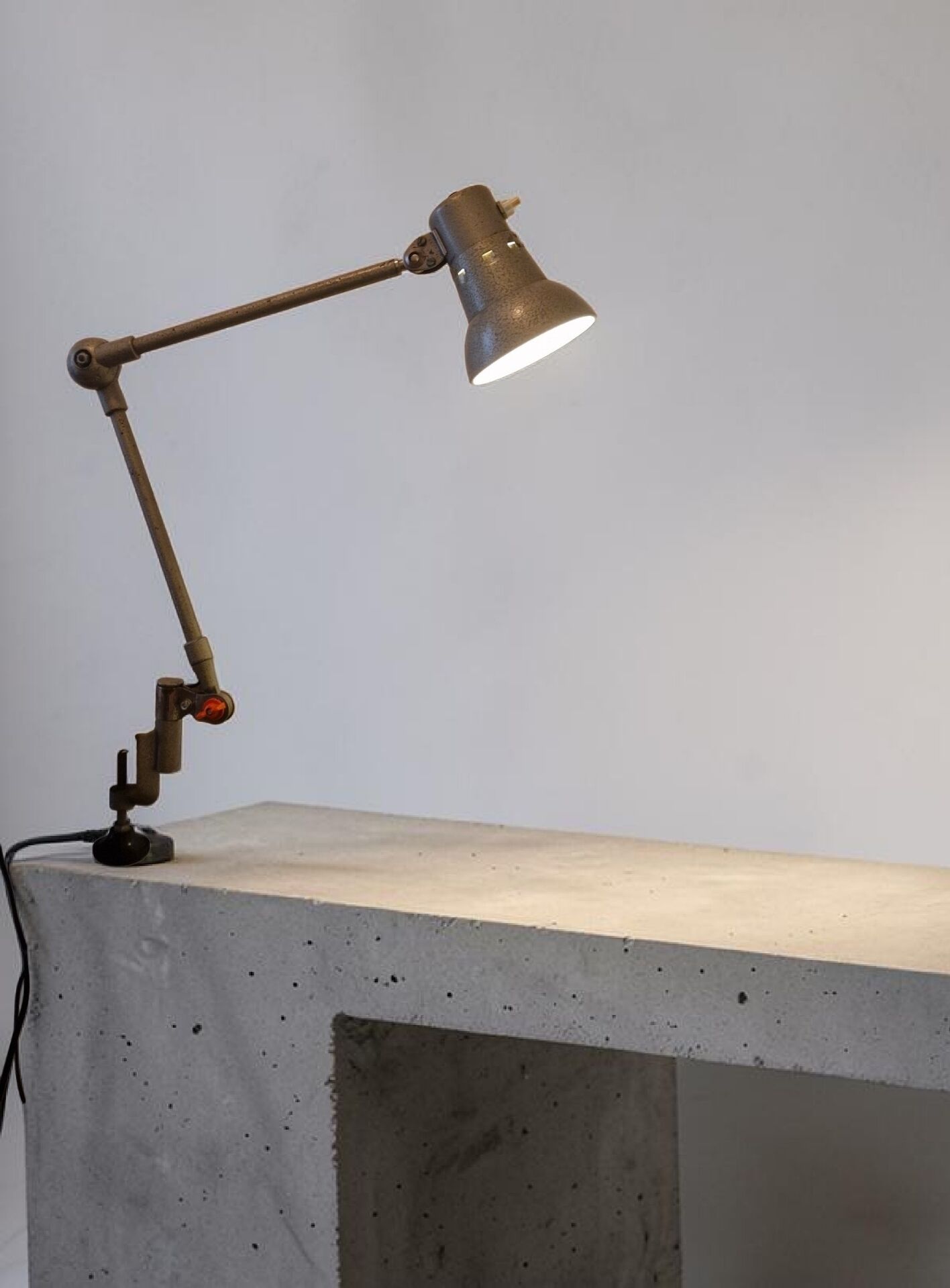 Vintage industrial architect lamp lumina – 1950s/60s