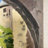 Huile sur panneau vintage