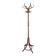 Baumann swivel parrot coat rack, dark wood.