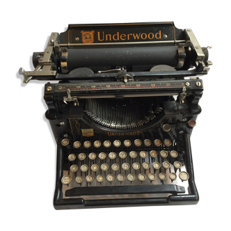 Machine typed Underwood 1910s