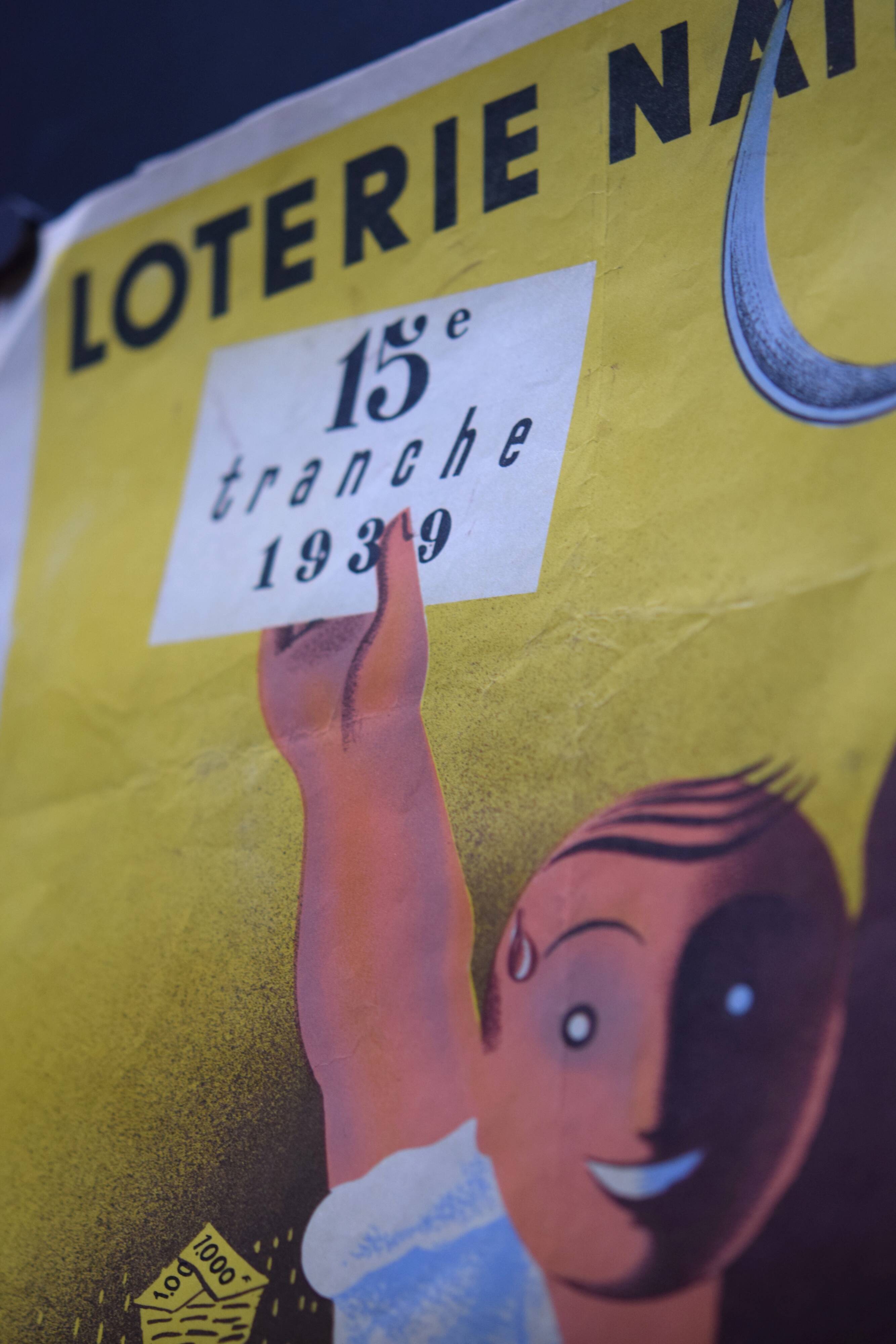 Affiche loterie nationale 1939 « Moisson »