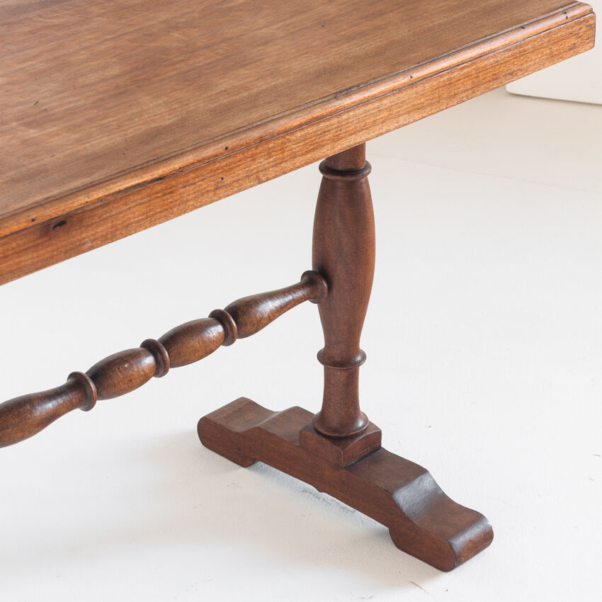 Solid wood console or side table - France, 1960