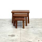Brutalist nesting tables