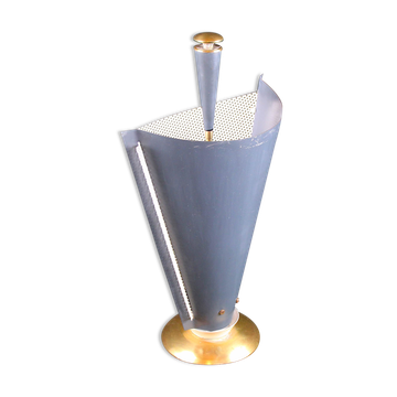 Umbrella holder, brass and pierced metal, France
