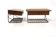 Set of 2 wall shelves in teak, Sweden, 1950.