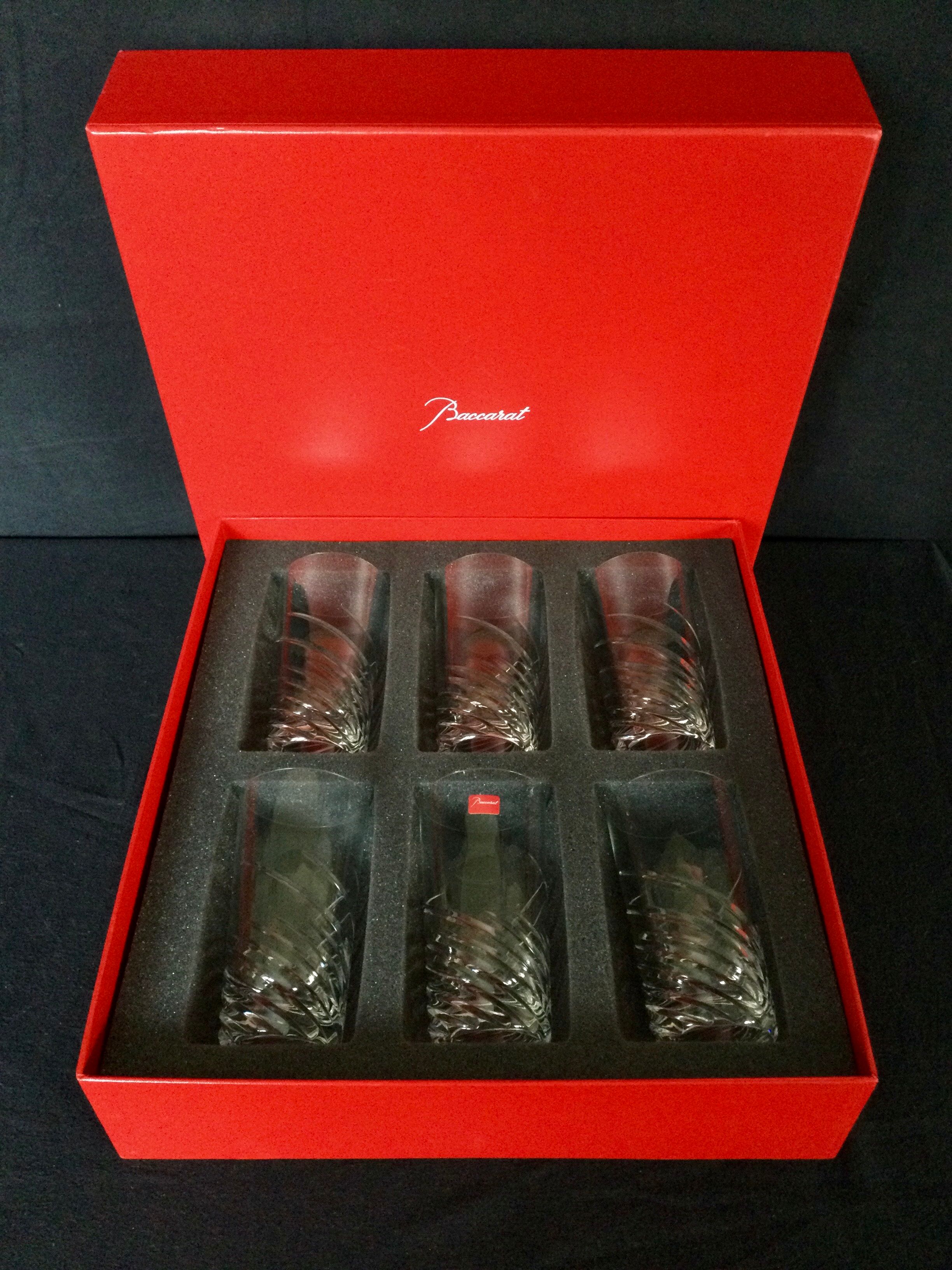 Set of 6 glasses Baccarat and Arik Levy