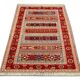 Tapis Kilim rouge style vintage en laine tissée à plat à la main, style tribal, 167 x 108 cm