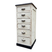 Industrial chest of drawers, fir, 1950