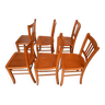 6 chaises Luterma 1950