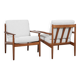 Midcentury Danish pair of easy chairs by Arne Vodder for Glostrup 1960s