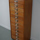 Small Dutch Beech Apothecary Cabinet, 1950s